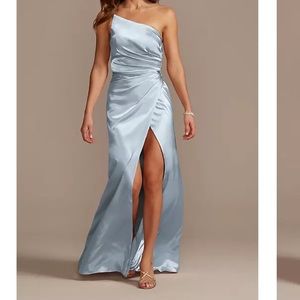 NWT Blue One-Shoulder Dress